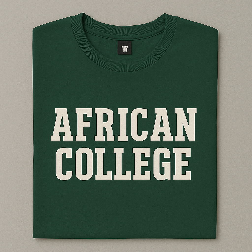 T-shirt African College — Leçon 001 Diaspora